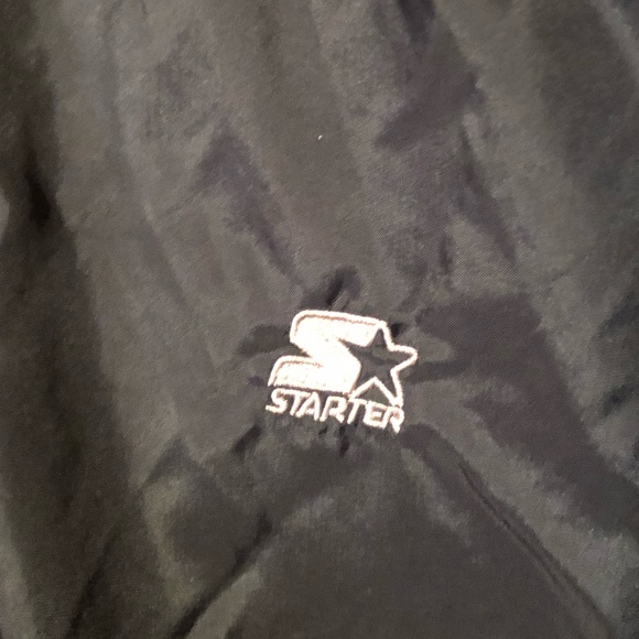 Vintage Black and Grey Starter Windbreaker - Picture 3 of 5